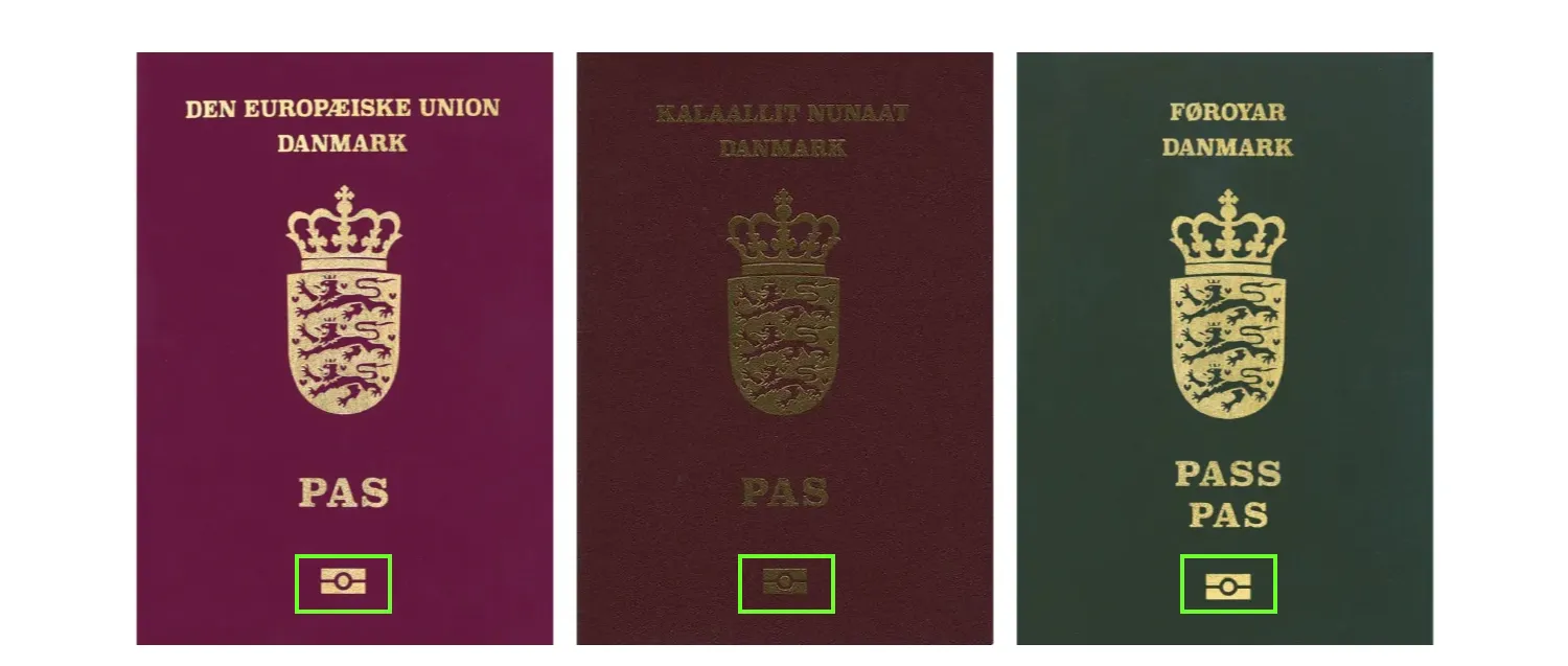 Biometric passports from Denmark, Greenland, and Faroe Islands