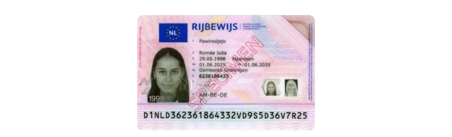 Netherlands driver’s license