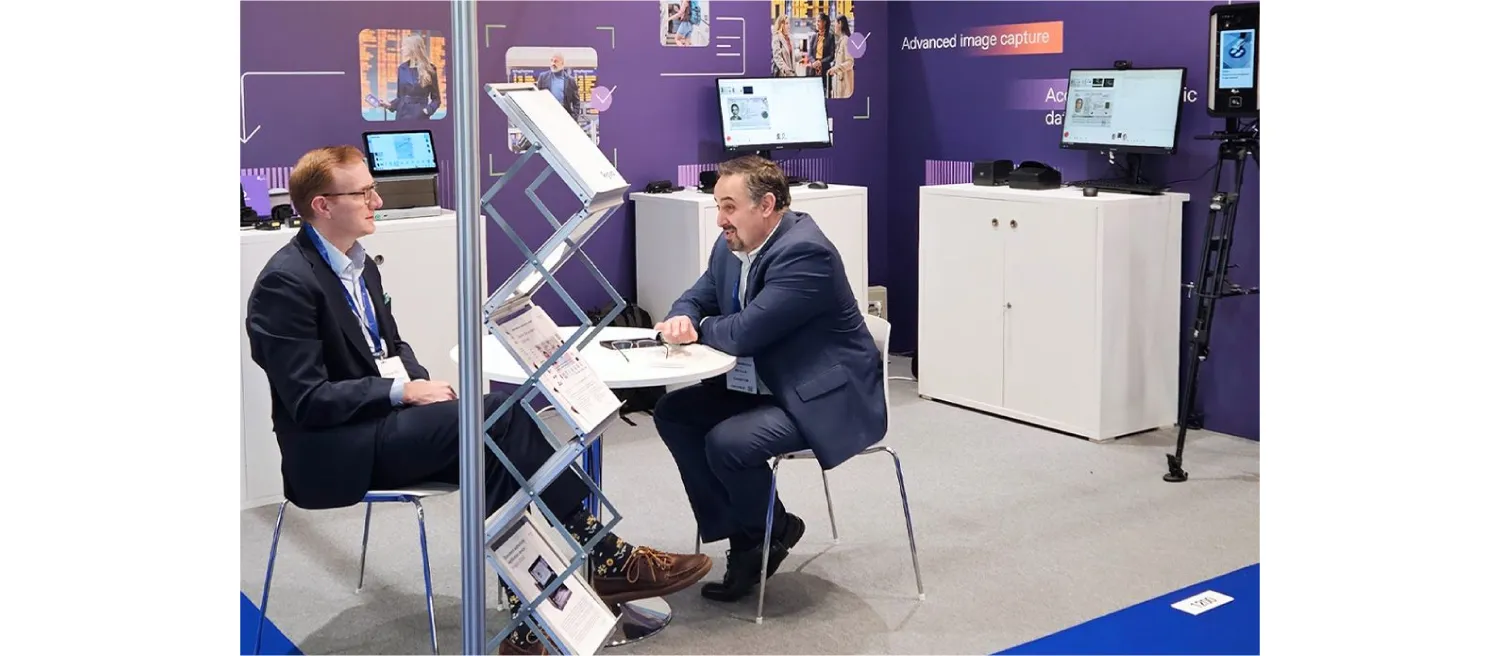 Photo of Regula’s booth at Passenger Terminal Expo