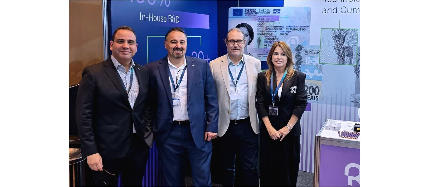 Photo of Regula’s booth at High Security Printing Latin America