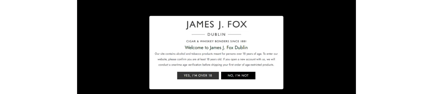 Age gating screenshot