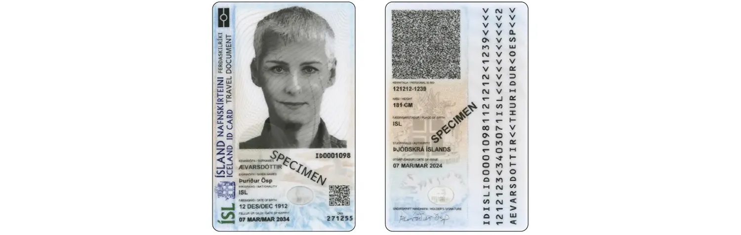 Icelandic ID card