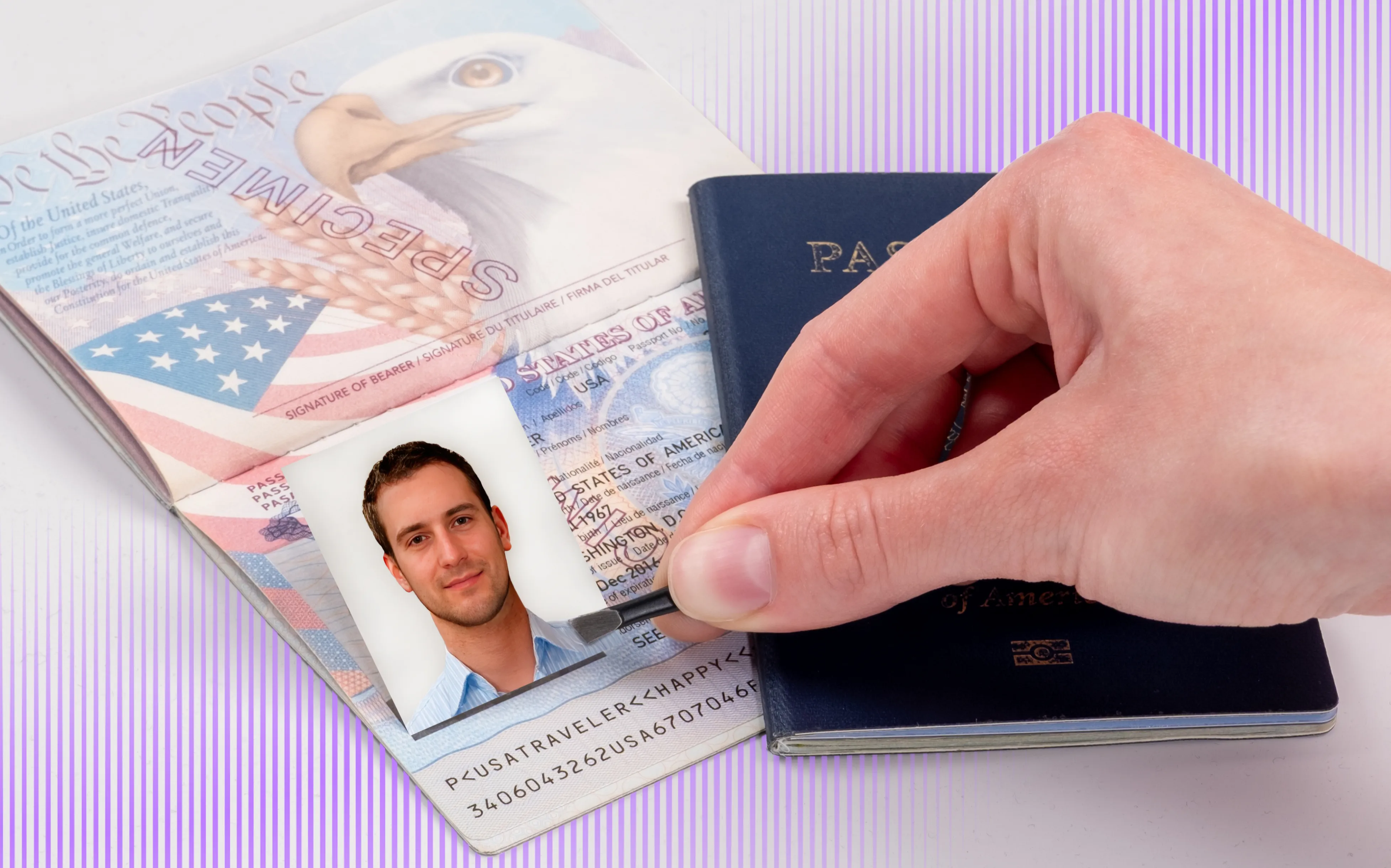Photo Substitution: Detect Forgeries and Secure ID Photos