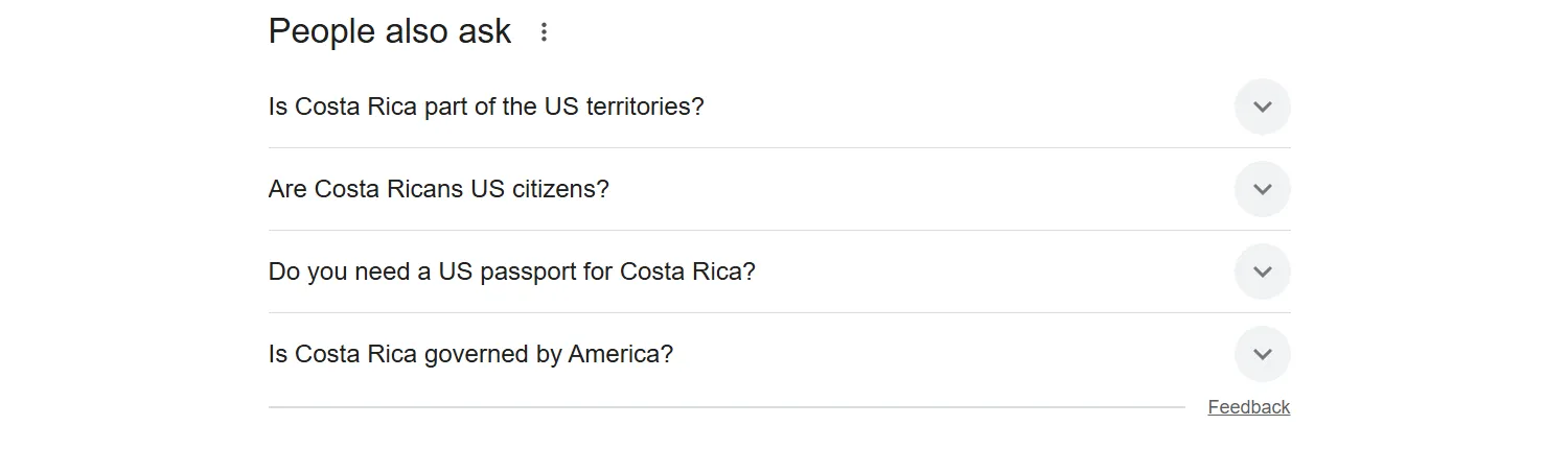 People also asked section screenshot