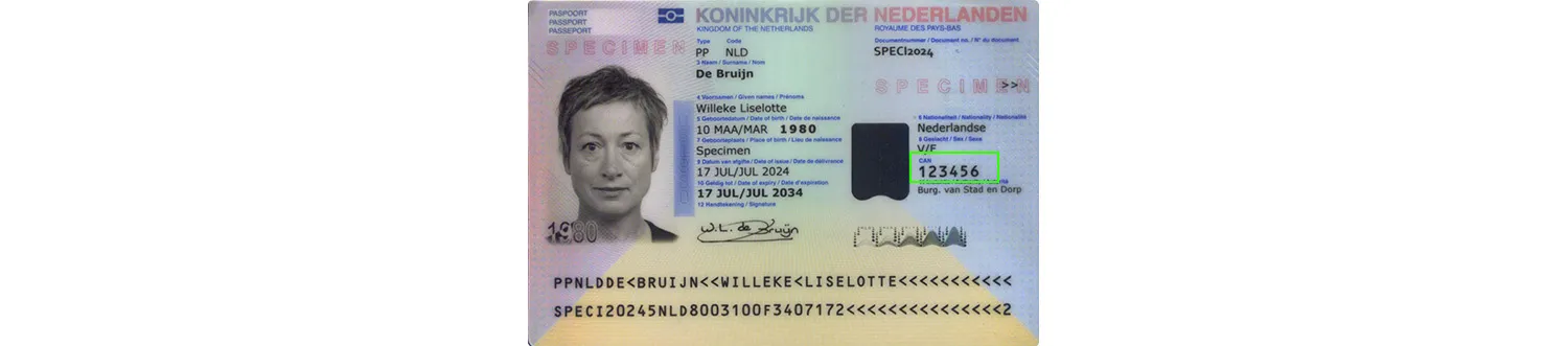 Netherlands passport from 2024