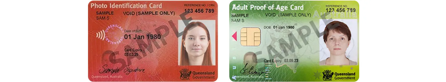 Queensland’s photo identification card and adult proof of age card—examples of an ID card in Australia