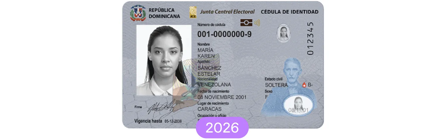 2026 Dominican ID card for foreign residents