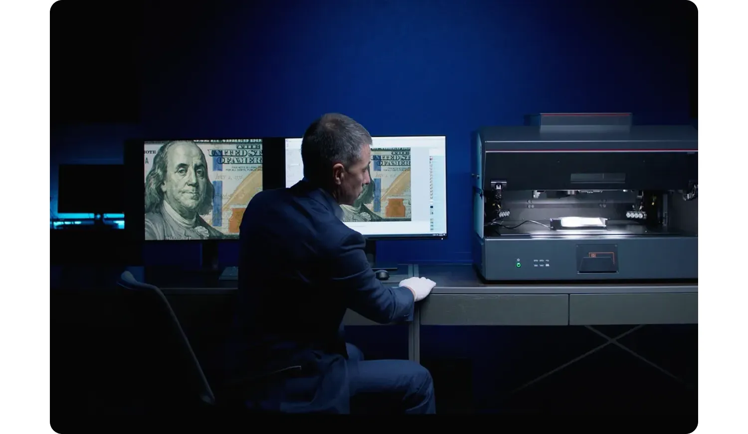 Video spectral comparator 4308M