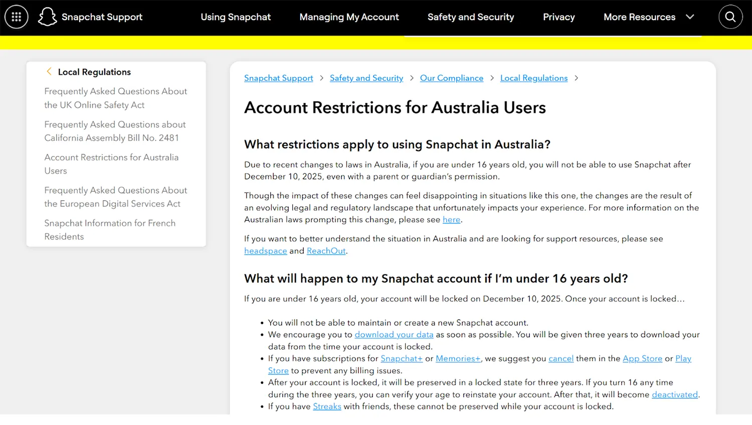 Australian SMMA - Snapchat example
