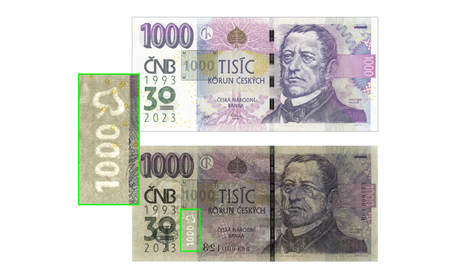 Security Features of Banknotes: Watermarks