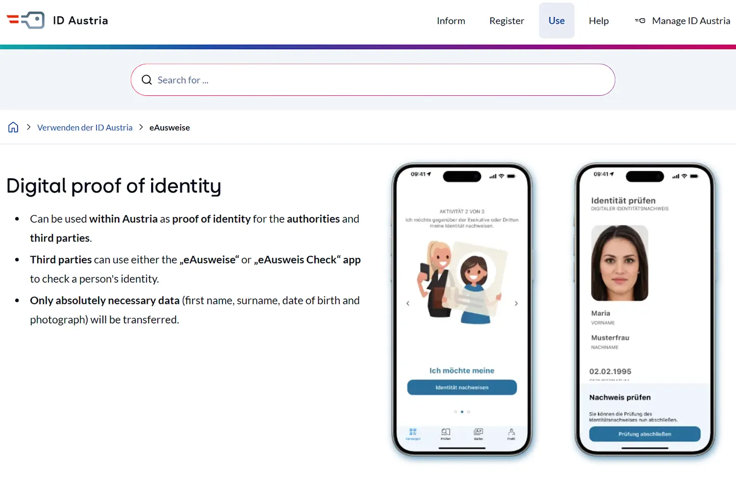 ID Austria and eAusweise as EUDI Wallet candidate