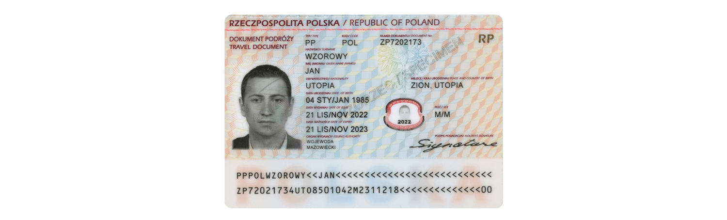 Polish travel document for foreigners 