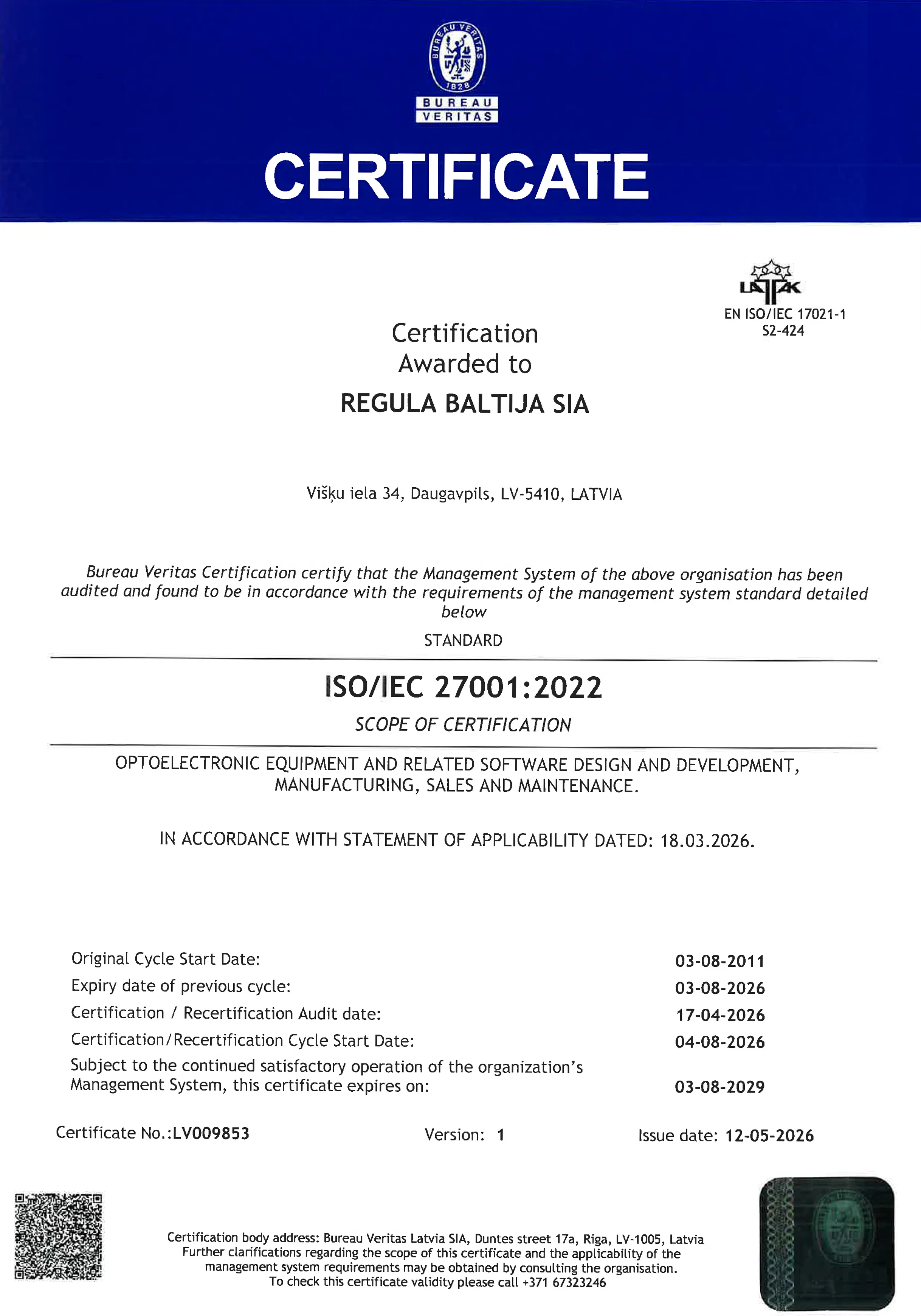 ISO/IEC 27001:2022