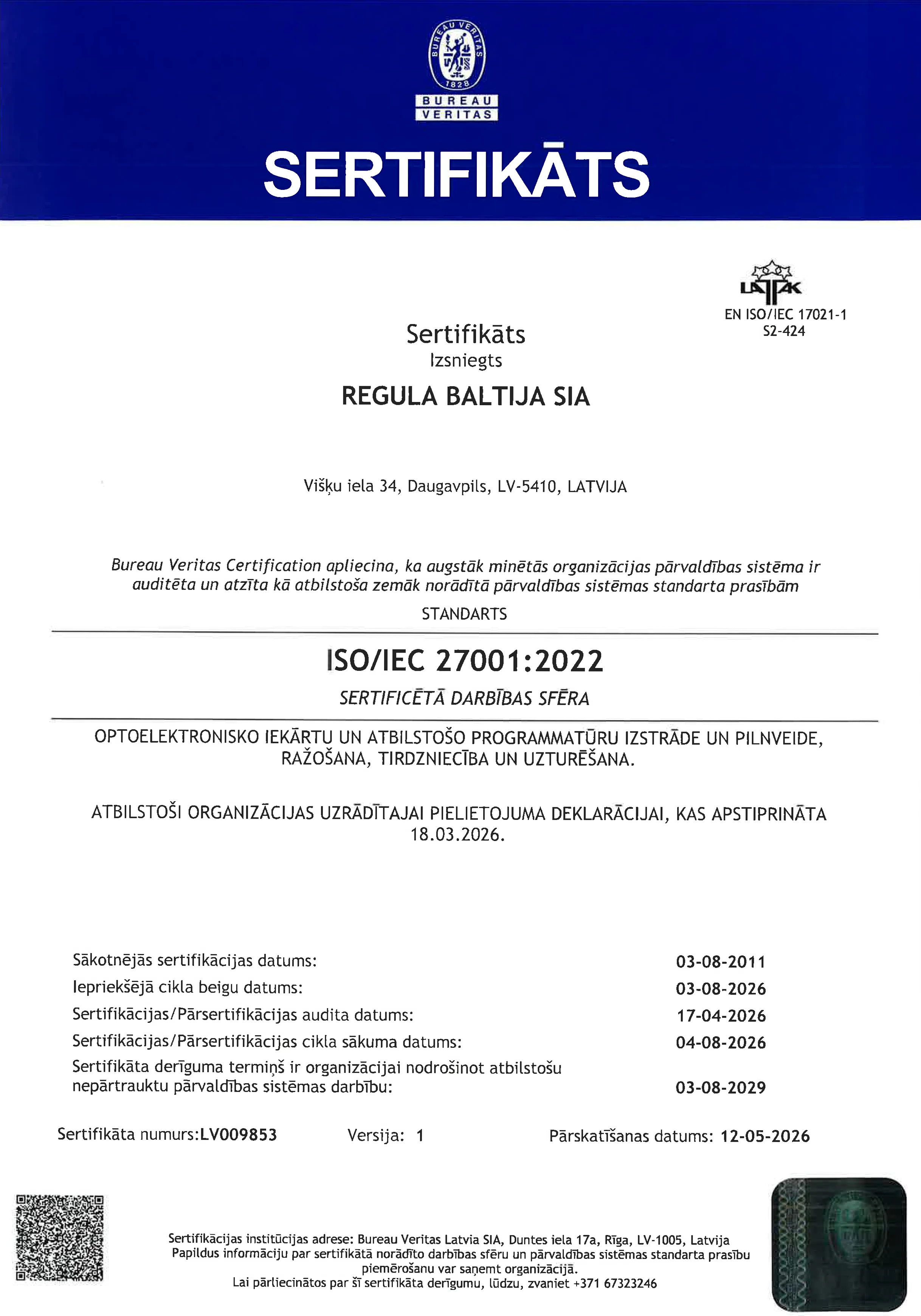 ISO/IEC 27001:2022